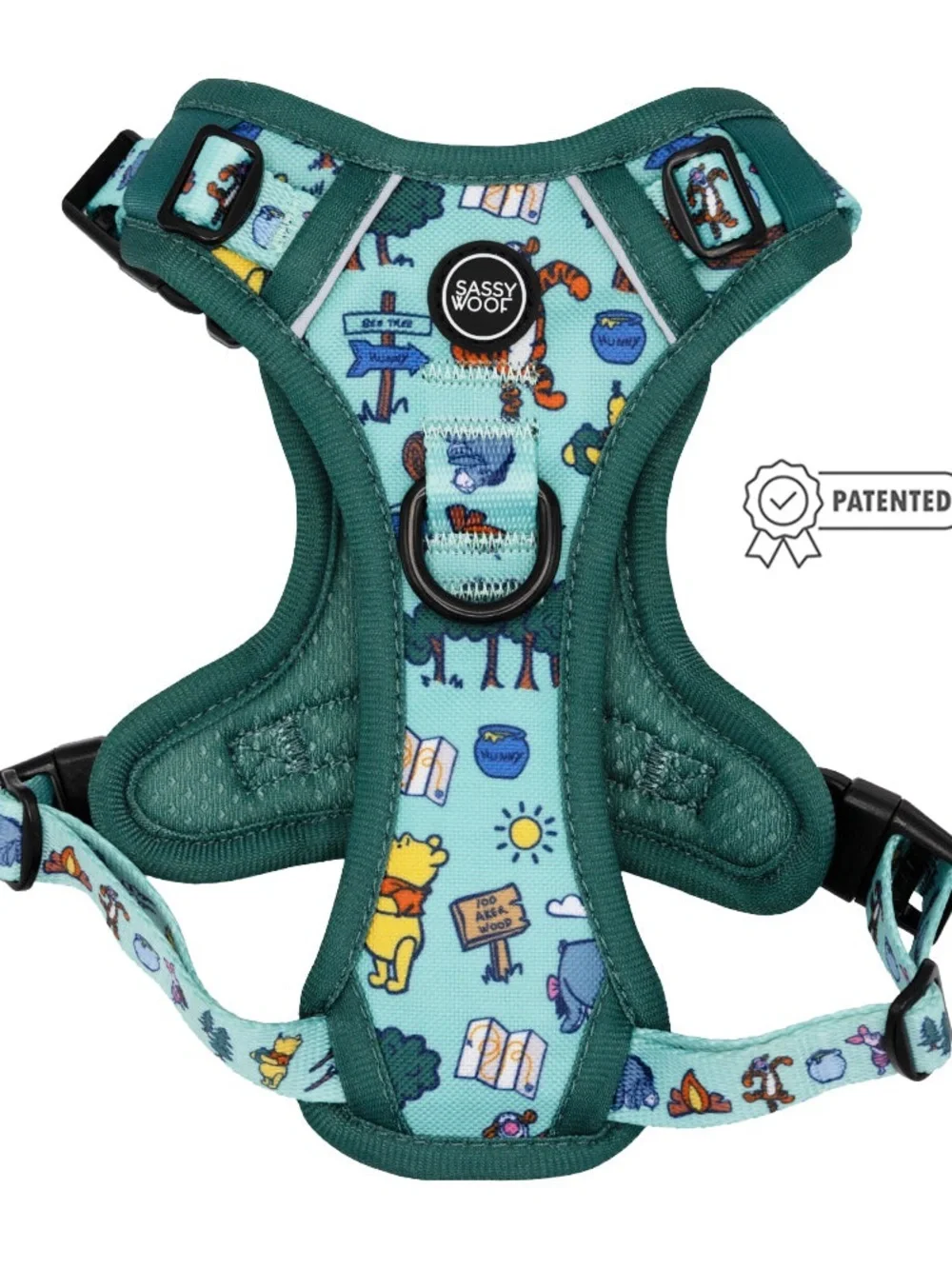 Disney Kids Teal Winnie the Pooh Harness Vest size small